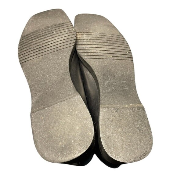 Salvatore Ferragamo Boutique Women's Black Leather‎ Loafer Size 6.5 2A Hook Loop - Picture 9 of 16